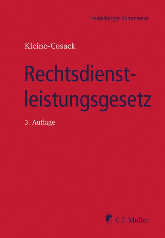 Cover-Bild Rechtsdienstleistungsgesetz