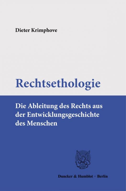 Cover-Bild Rechtsethologie.