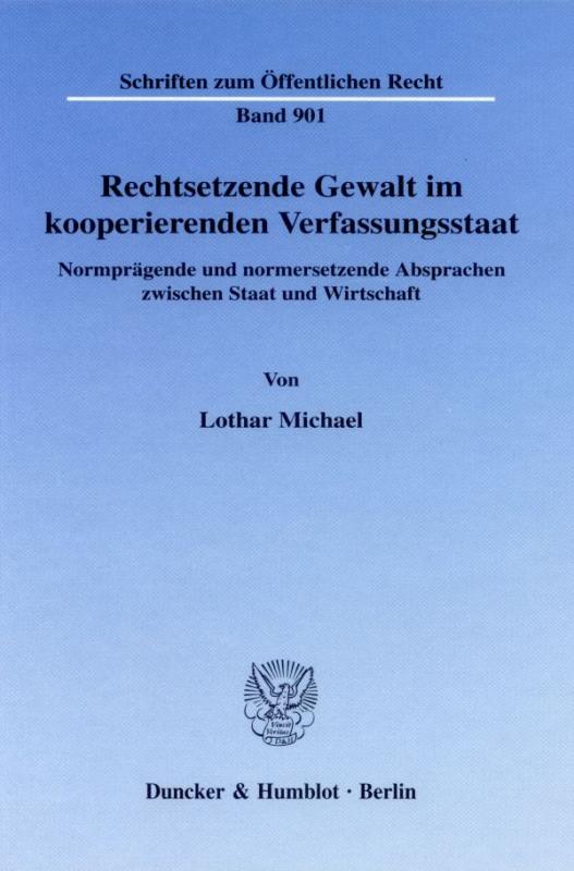 Cover-Bild Rechtsetzende Gewalt im kooperierenden Verfassungsstaat.