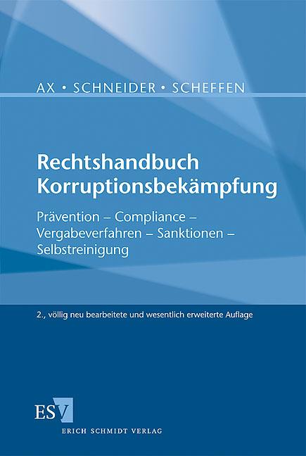 Cover-Bild Rechtshandbuch Korruptionsbekämpfung