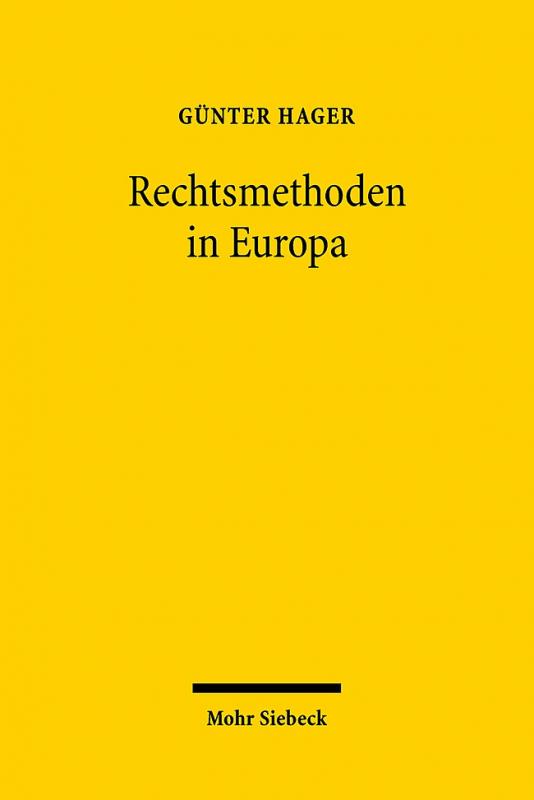 Cover-Bild Rechtsmethoden in Europa