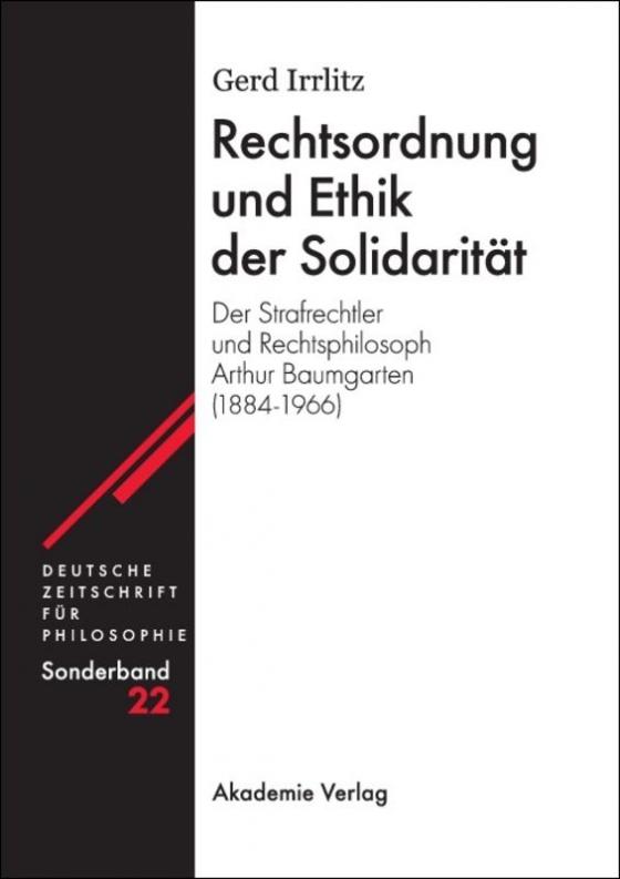 Cover-Bild Rechtsordnung und Ethik der Solidarität