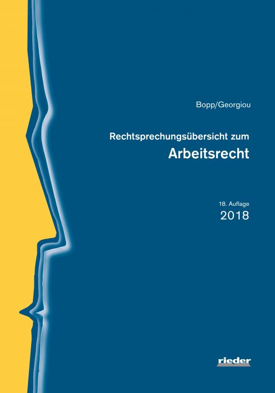 Cover-Bild Rechtsprechungsübersicht zum Arbeitsrecht