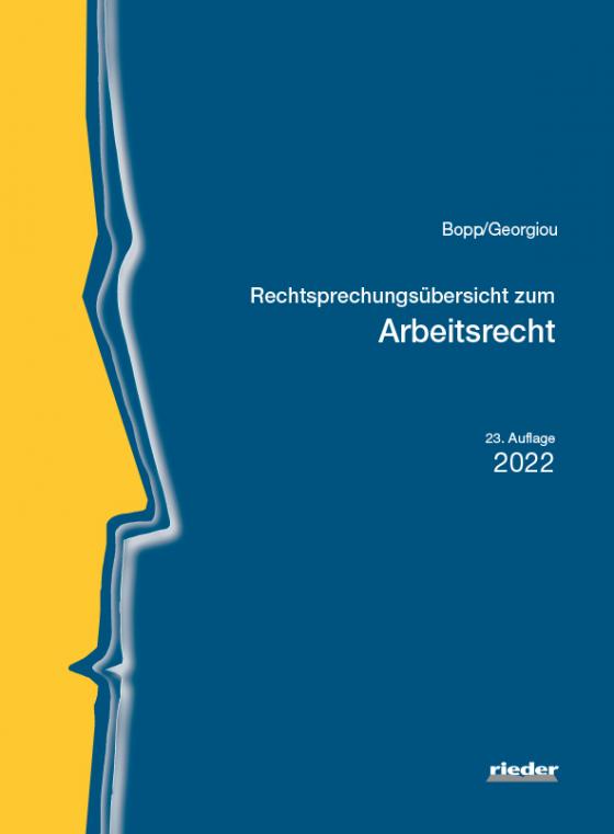 Cover-Bild Rechtsprechungsübersicht zum Arbeitsrecht