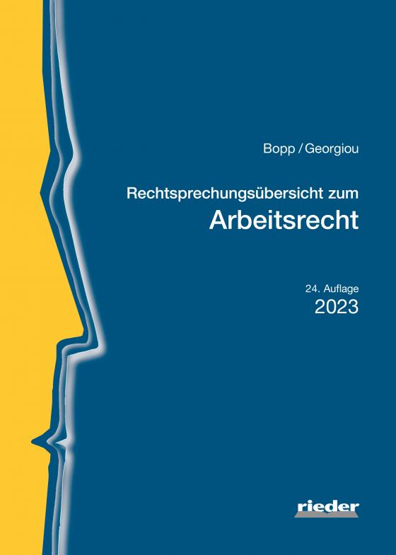 Cover-Bild Rechtsprechungsübersicht zum Arbeitsrecht