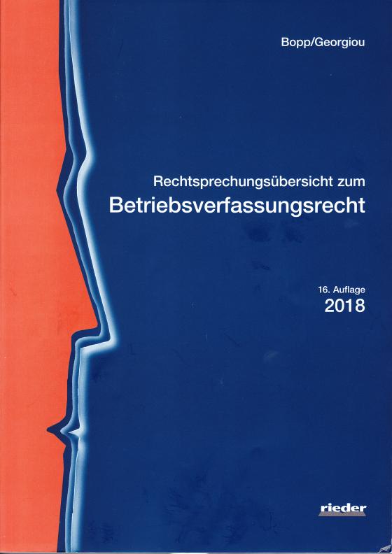 Cover-Bild Rechtsprechungsübersicht zum BetrVR