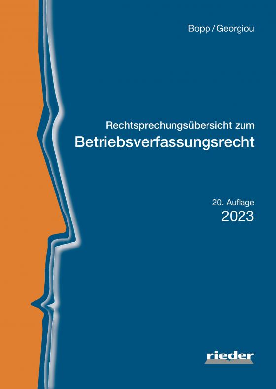 Cover-Bild Rechtsprechungsübersicht zum BetrVR