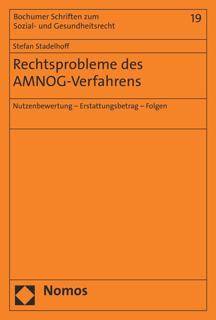 Cover-Bild Rechtsprobleme des AMNOG-Verfahrens
