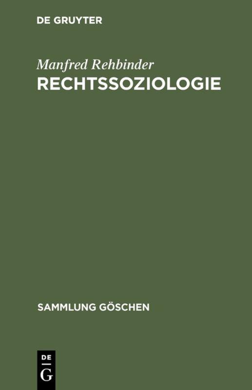 Cover-Bild Rechtssoziologie