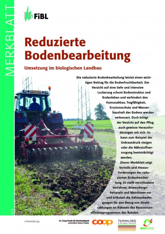 Cover-Bild Reduzierte Bodenbearbeitung