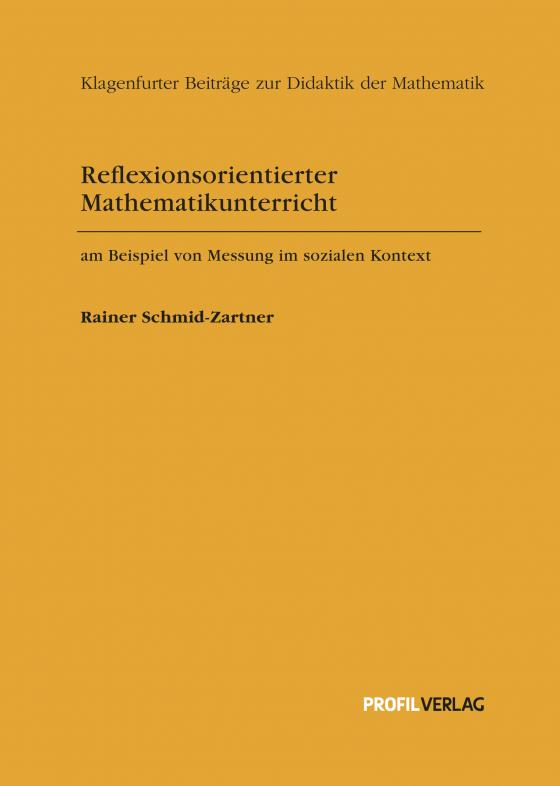 Cover-Bild Reflexionsorientierter Mathematikunterricht