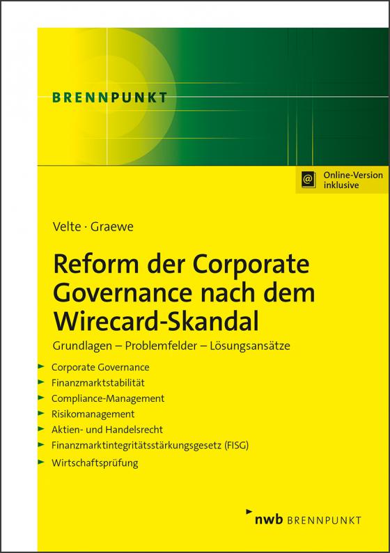 Cover-Bild Reform der Corporate Governance nach dem Wirecard-Skandal