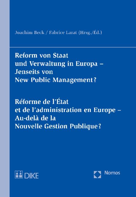 Cover-Bild Reform von Staat und Verwaltung in Europa - Jenseits von New Public Management?