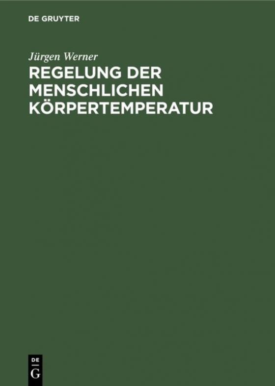 Cover-Bild Regelung der menschlichen Körpertemperatur