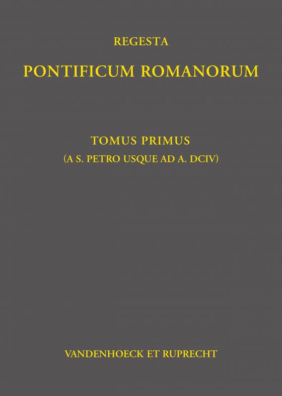 Cover-Bild Regesta Pontificum Romanorum