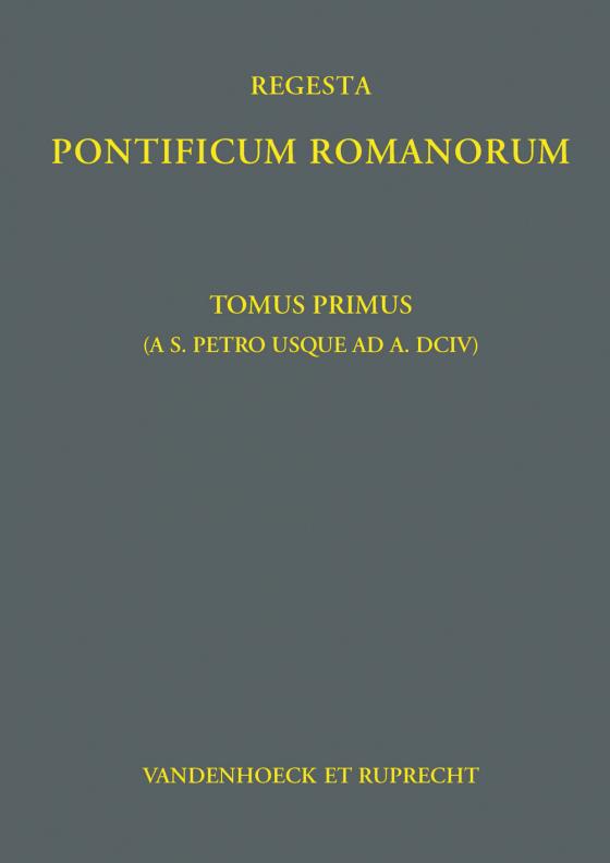 Cover-Bild Regesta Pontificum Romanorum