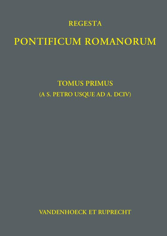 Cover-Bild Regesta Pontificum Romanorum