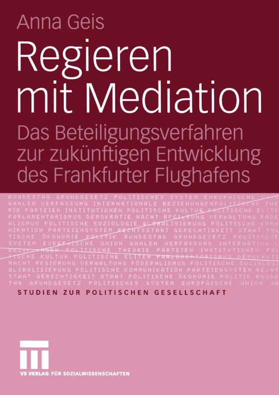 Cover-Bild Regieren mit Mediation