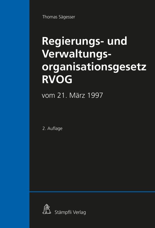 Cover-Bild Regierungs- und Verwaltungsorganisationsgesetz RVOG