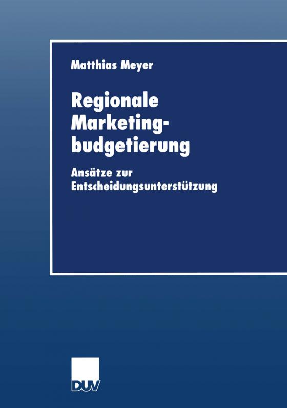 Cover-Bild Regionale Marketingbudgetierung