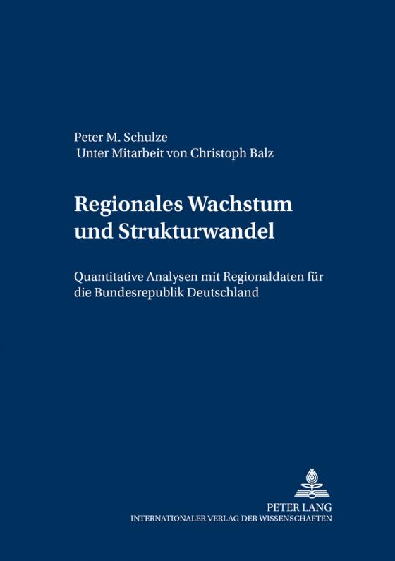 Cover-Bild Regionales Wachstum und Strukturwandel