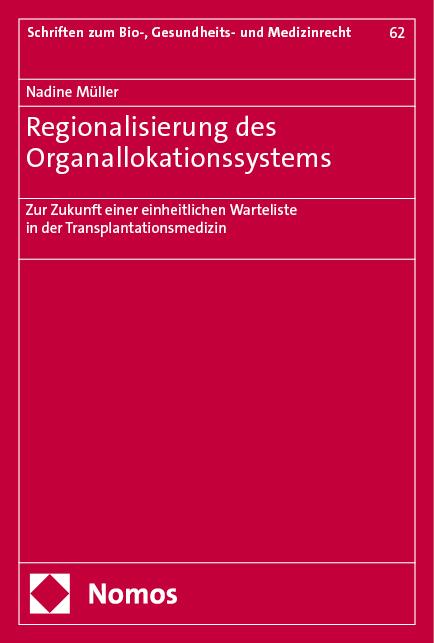 Cover-Bild Regionalisierung des Organallokationssystems