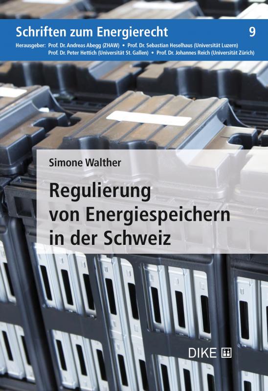 Cover-Bild Regulierung von Energiespeichern in der Schweiz