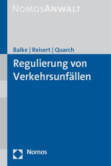 Cover-Bild Regulierung von Verkehrsunfällen