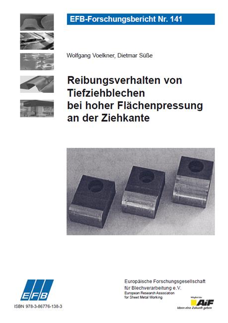 Cover-Bild Reibungsverhalten von Tiefziehblechen bei hoher Flächenpressung an der Ziehkante