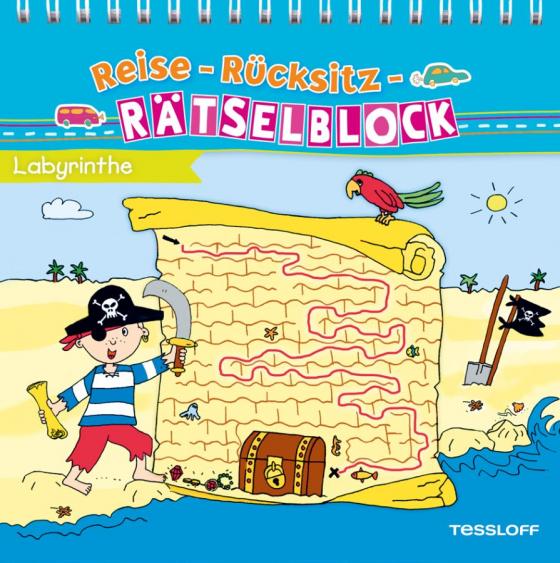 Cover-Bild Reise-Rücksitz-Rätselblock Labyrinthe