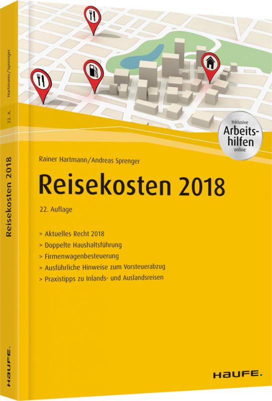 Cover-Bild Reisekosten 2018 - inkl. Arbeitshilfen online