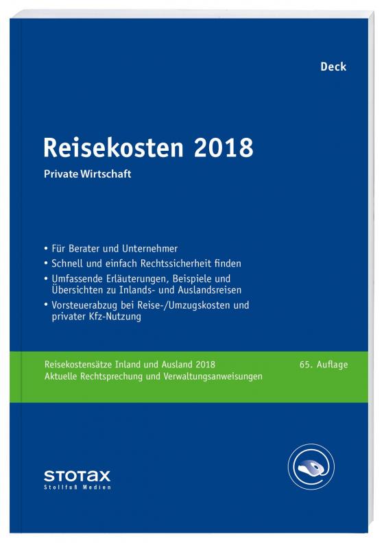 Cover-Bild Reisekosten 2018