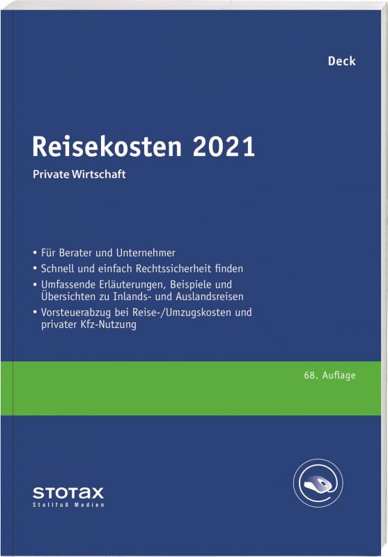 Cover-Bild Reisekosten 2021