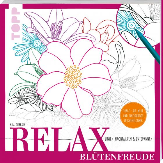 Cover-Bild Relax Blütenfreude - Linien nachfahren & entspannen