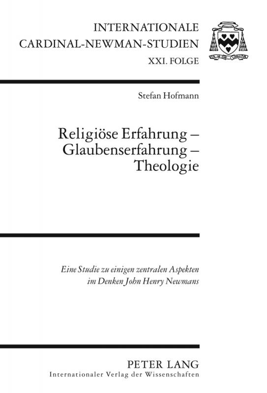 Cover-Bild Religiöse Erfahrung – Glaubenserfahrung – Theologie