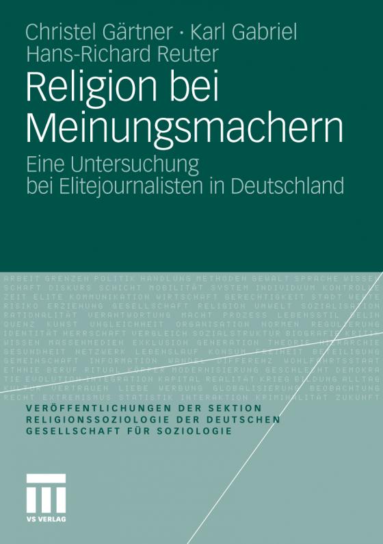 Cover-Bild Religion bei Meinungsmachern