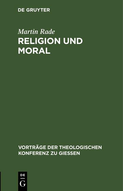 Cover-Bild Religion und Moral