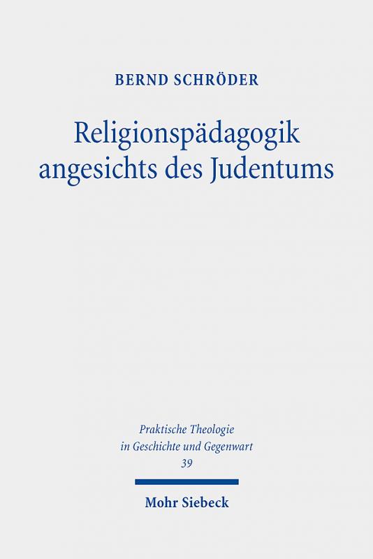 Cover-Bild Religionspädagogik angesichts des Judentums