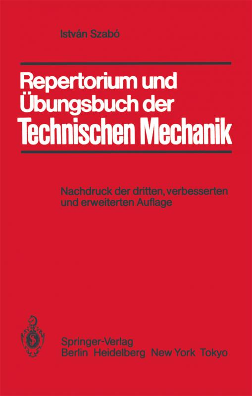 Cover-Bild Repertorium und Übungsbuch der Technischen Mechanik