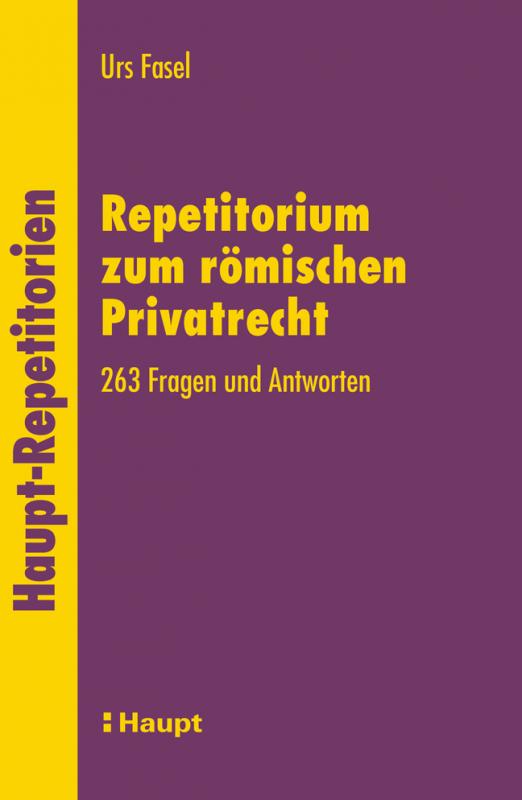 Cover-Bild Repetitorium zum römischen Privatrecht