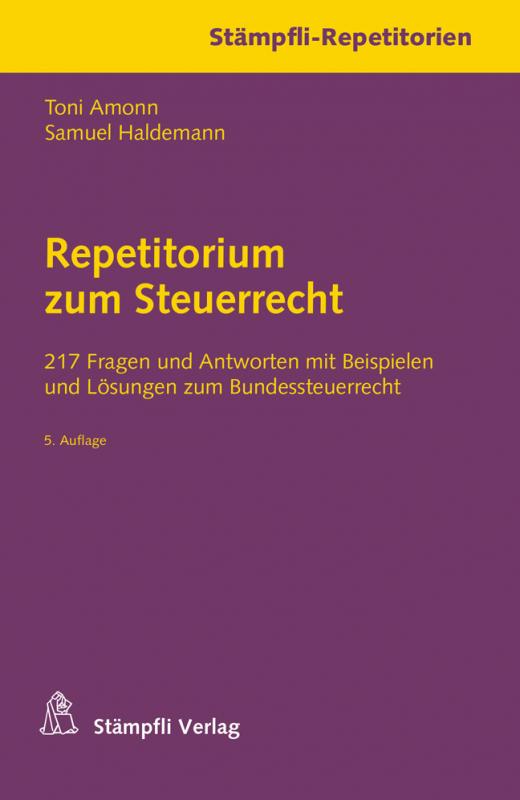 Cover-Bild Repetitorium zum Steuerrecht