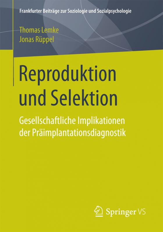 Cover-Bild Reproduktion und Selektion