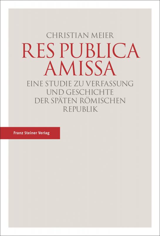 Cover-Bild Res publica amissa