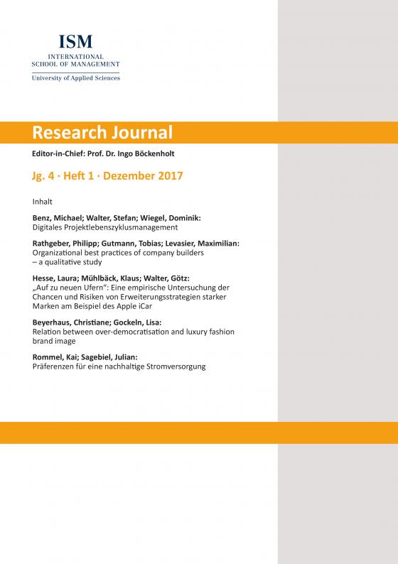 Cover-Bild Research Journal