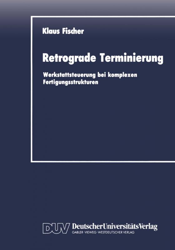 Cover-Bild Retrograde Terminierung