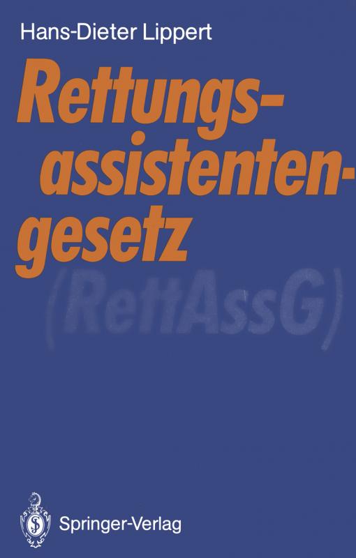 Cover-Bild Rettungsassistentengesetz (RettAssG)