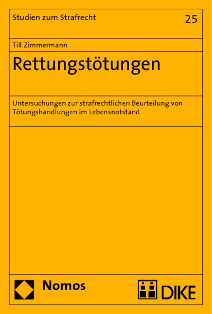 Cover-Bild Rettungstötungen