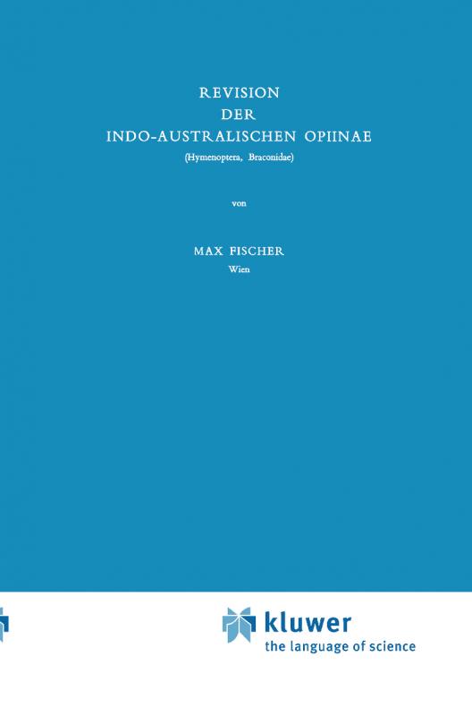 Cover-Bild Revision der Indo-Australischen Opiinae