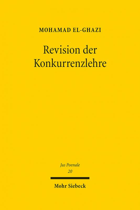 Cover-Bild Revision der Konkurrenzlehre