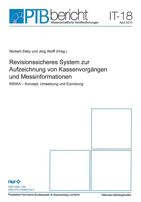 Cover-Bild Revisionssicheres System zur Aufzeichnung von Kassenvorgängen und Messinformationen